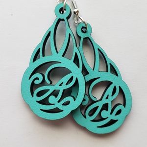 New Handmade Wood Earrings